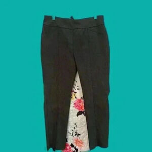 Chico's Fabulously‎ Slimming Perfect Stretch Pants in Gray Women's Size 0.5